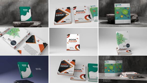 Book Mockups Promo MOGRT