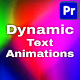Dynamic Text Animations Mogrt - VideoHive Item for Sale