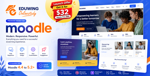 Eduwing | Responsive Premium Moodle Theme