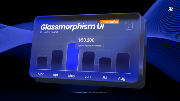 Glassmorphism UI Presentation