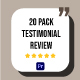 20 Animated Testimonial Lower Thirds for After Effects MOGRT 02 - VideoHive Item for Sale