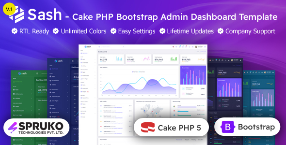 Sash – CakePHP Admin & Dashboard Template