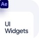 Modern Widgets UI Elements - VideoHive Item for Sale