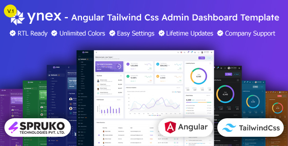 Ynex - Tailwind CSS Angular Admin Template