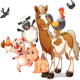 Childrens Jumping Cartoon