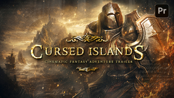 Cursed Islands - Cinematic Fantasy Adventure Trailer For Premiere Pro