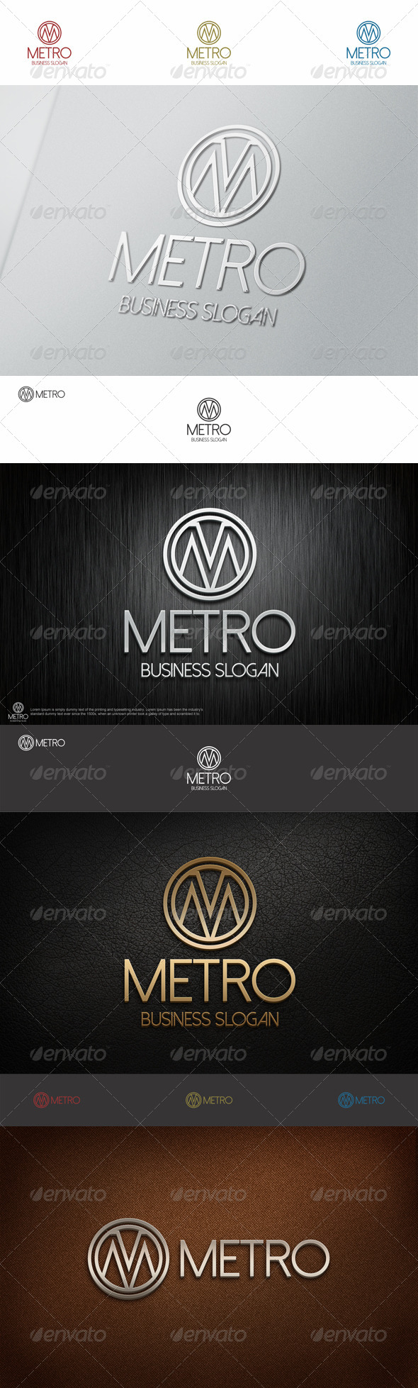 Metro Logo M Letter