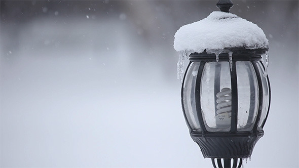 Snowy Lantern