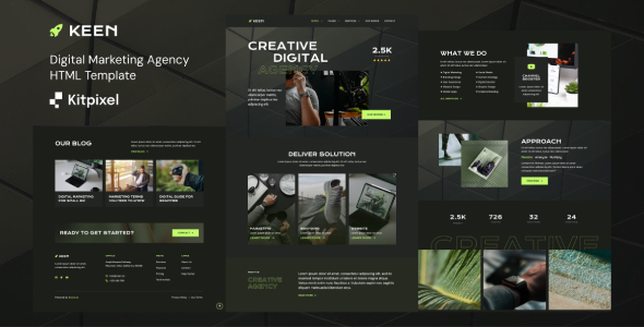 Keen - Digital Marketing Agency HTML Template