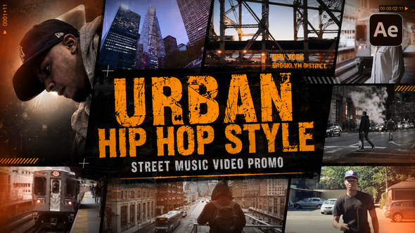 Urban Hip Hop Style - Street Music Video Promo For After Effects