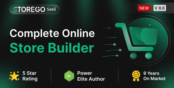 StoreGo SaaS - Online Store Builder