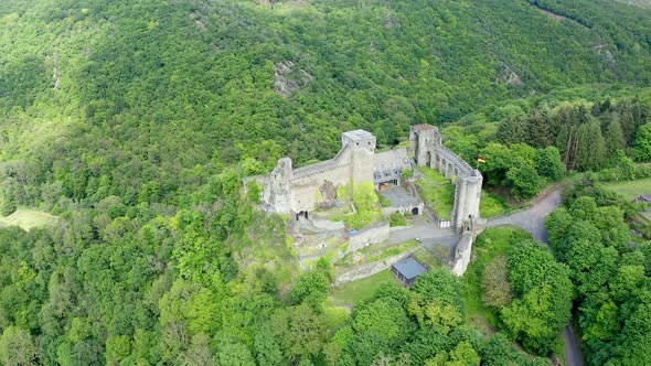 Castle ruin Hohenstein, Hesse, Germany