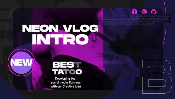 Neon Trendy Vlog