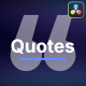 Minimal Quotes - DR - VideoHive Item for Sale