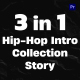 Hip-Hop Intro Collection Story Mogrt - VideoHive Item for Sale