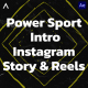 Power Sport Intro Instagram Story - VideoHive Item for Sale