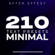 Minimal Text Animation Presets - VideoHive Item for Sale