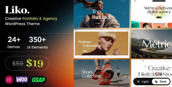 Liko - Creative Agency & Portfolio WordPress Theme
