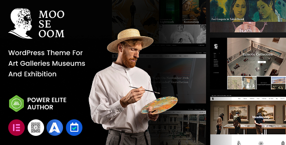Mooseoom - Art Gallery, Museum & Exhibition WordPress Theme