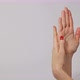 Beautiful Woman's Hands with Bright Red Manicure - VideoHive Item for Sale