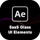SaaS Glass UI Elements - VideoHive Item for Sale