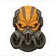 Humanoid Helmet - 3DOcean Item for Sale