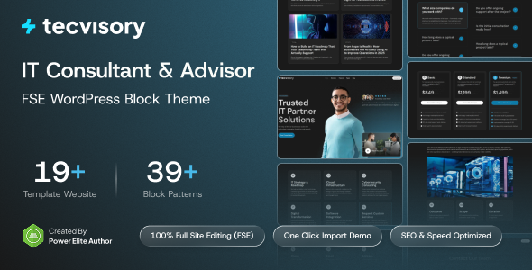 Tecvisory – IT Consultant & Advisory Gutenverse FSE WordPress Block Theme