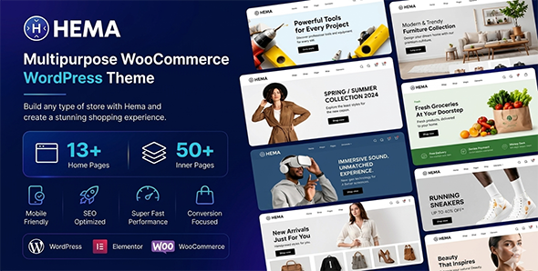 Hema – Multipurpose WooCommerce WordPress Theme