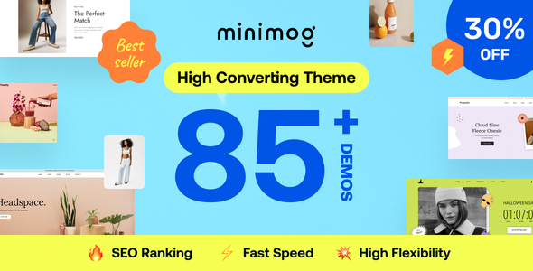 Minimog - Next-gen Multipurpose Shopify theme grade-A