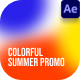 Colorful Summer Promo Social Media After Effect - VideoHive Item for Sale