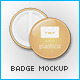 Plastic Clip Button Badge Mockup - GraphicRiver Item for Sale