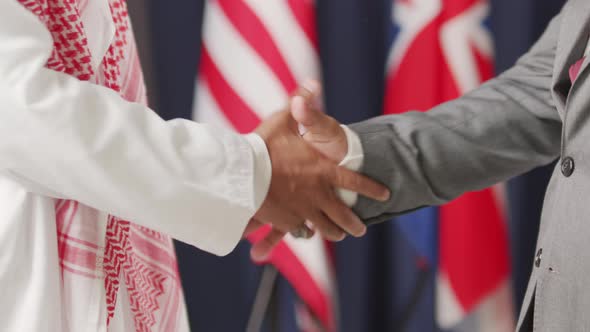 Country Leaders Shaking Hands