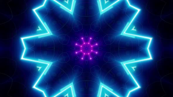 Neon Light VJ Background Loop 4K 03