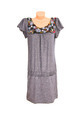 Modern chic gray dress on a white. - PhotoDune Item for Sale