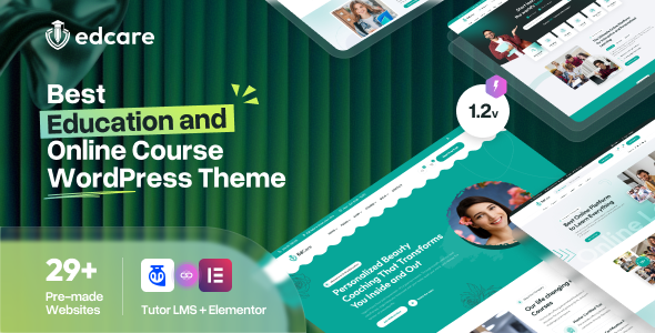 EdCare - Education & Online Course WordPress Theme