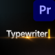 Typewriter Presets (Automated) - VideoHive Item for Sale