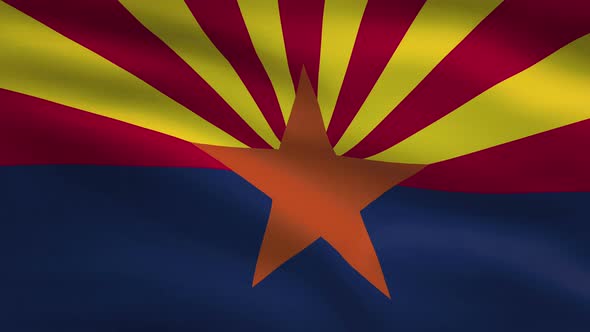 Arizona State Flag Background 4K