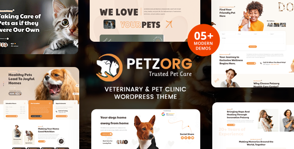 Petzorg - Veterinary & Pet Care Clinic WordPress Theme