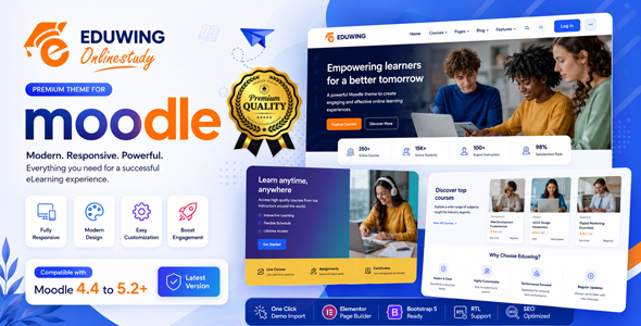 Eduwing | Responsive Premium Moodle Theme
