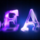 Modern Liquid Glass Neon Glossy Logo Intro - VideoHive Item for Sale