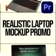 Realistic Laptop Mockup Promo MOGRT - VideoHive Item for Sale