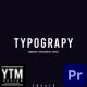 Modern Typo Intro MOGRT - VideoHive Item for Sale