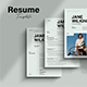 Modern Resume CV Template