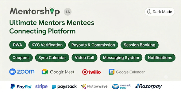 Mentorship - Ultimate Mentors Mentees Connecting Platform