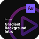 Intro - Gradient Background Intro - VideoHive Item for Sale