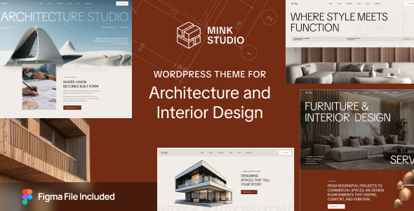 Mink - Architecture & Interior Design WordPress Theme