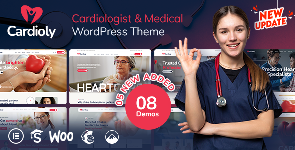 Cardioly - Cardiologist and Medical WordPress theme