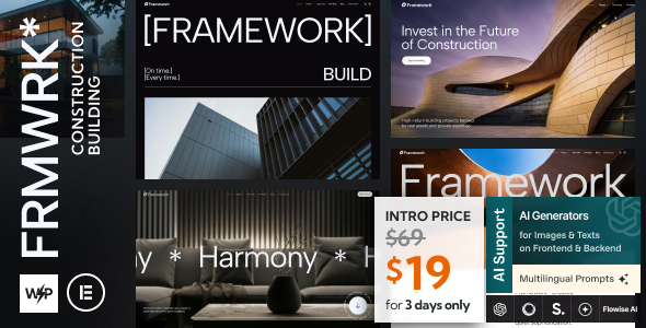 Framework - Construction & Building WordPress Theme