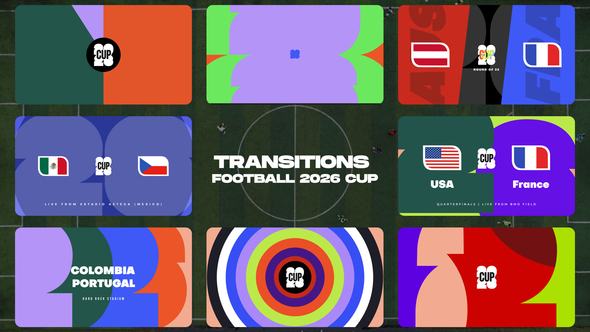 Transitions for Football Cup 2026 | Premiere Pro
