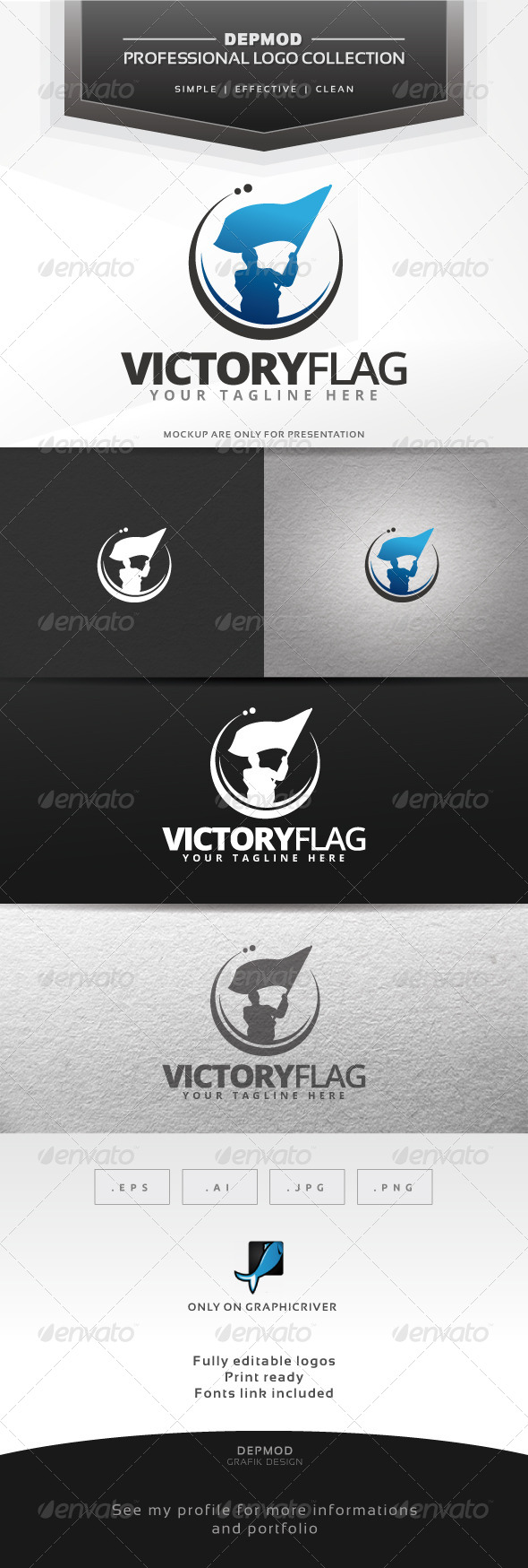 Victory Flag Logo